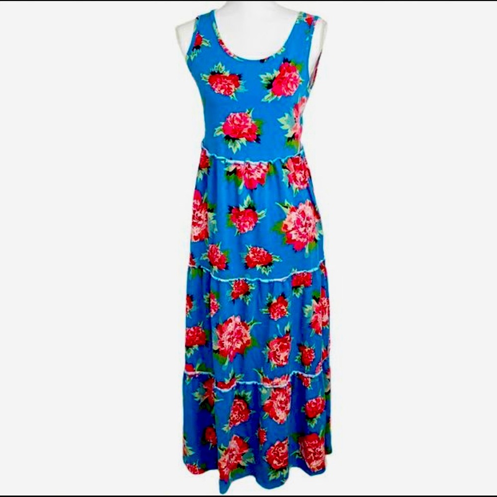 MATILDA JANE No End Tiered Maxi Dress M